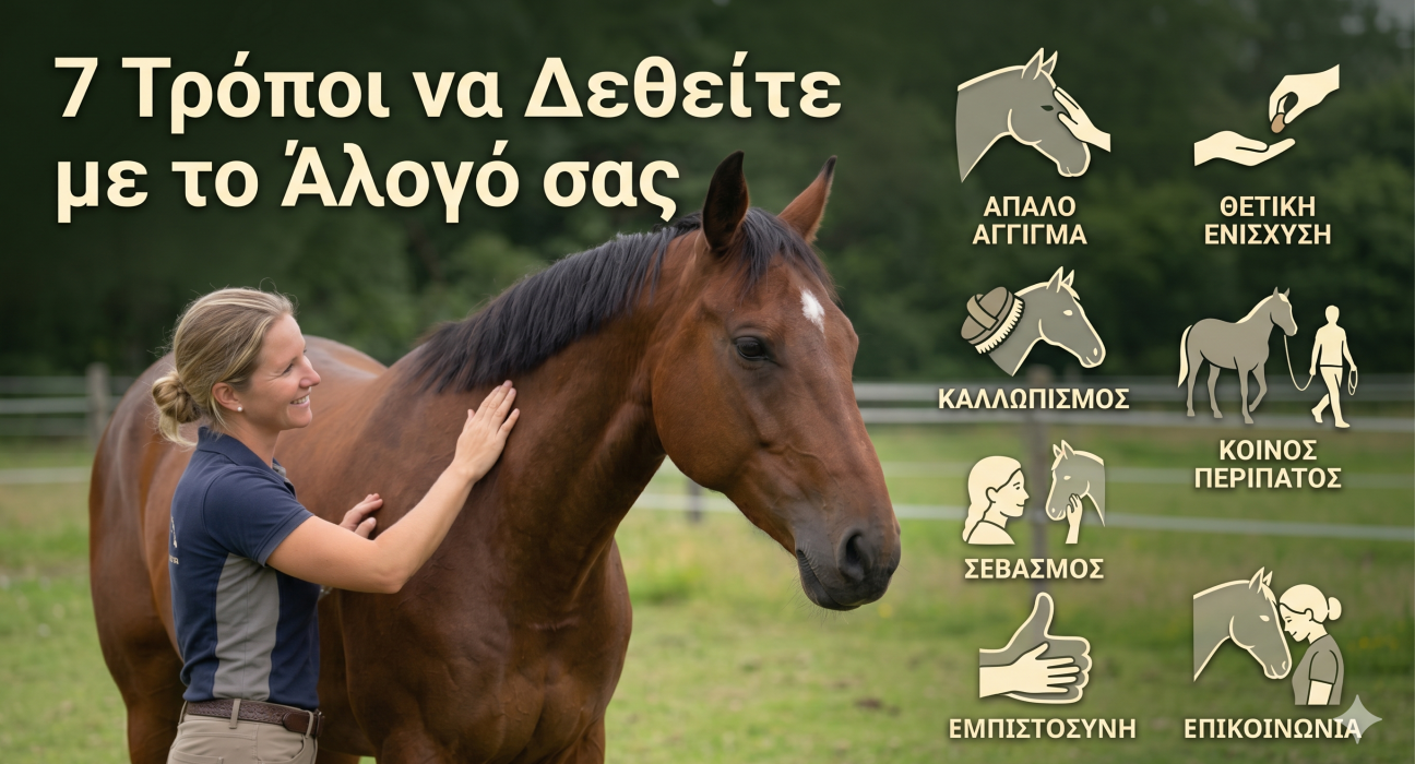 7 τροποι να δεθείτε με αλογο σας