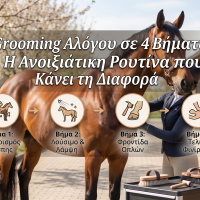 Grooming Αλόγου σε 4 Βήματα: Η Ανοιξιάτικη Ρουτίνα που Κάνει τη Διαφορά