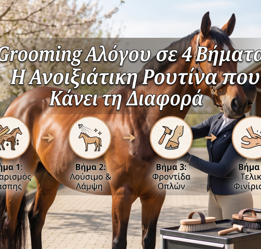 Grooming Αλόγου σε 4 Βήματα: Η Ανοιξιάτικη Ρουτίνα που Κάνει τη Διαφορά