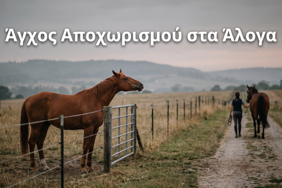 Άγχος Αποχωρισμού στα Άλογα