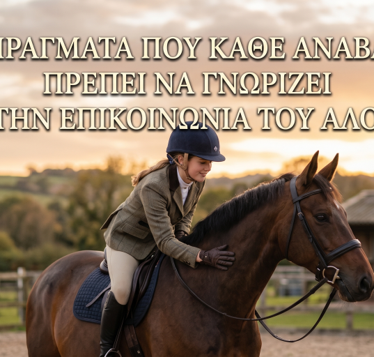 Έξι πράγματα που κάθε αναβάτης πρέπει να γνωρίζει για την επικοινωνία του αλόγου