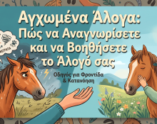Αγχωμένα Άλογα- Πώς να Αναγνωρίσετε και να Βοηθήσετε το Άλογό σας