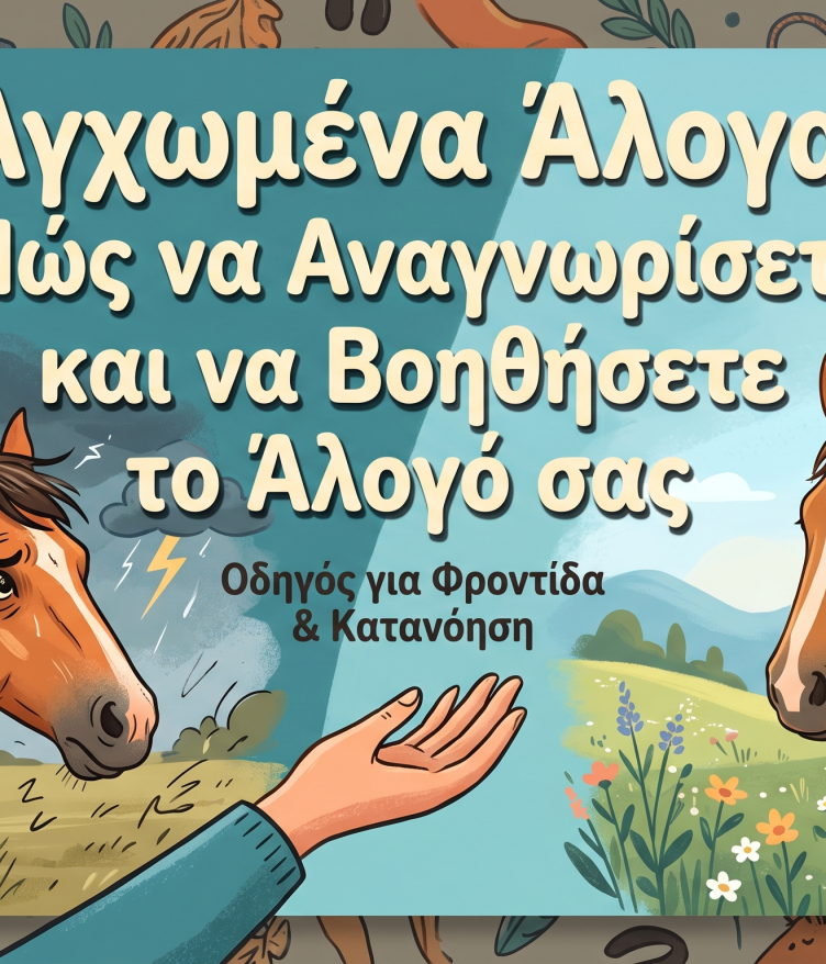 Αγχωμένα Άλογα- Πώς να Αναγνωρίσετε και να Βοηθήσετε το Άλογό σας