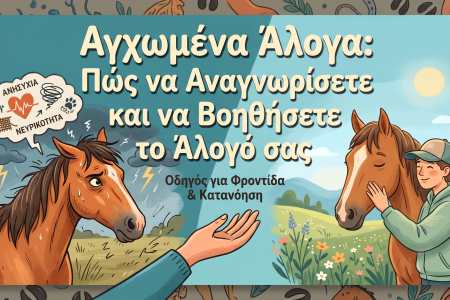 Αγχωμένα Άλογα- Πώς να Αναγνωρίσετε και να Βοηθήσετε το Άλογό σας