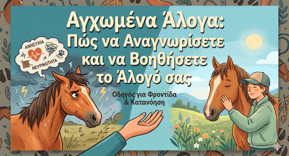 Αγχωμένα Άλογα- Πώς να Αναγνωρίσετε και να Βοηθήσετε το Άλογό σας