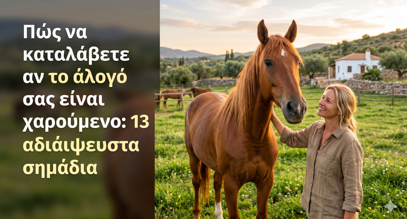 Πώς να καταλάβετε αν το άλογό σας είναι χαρούμενο- 13 αδιάψευστα σημάδια cover image αρθρου