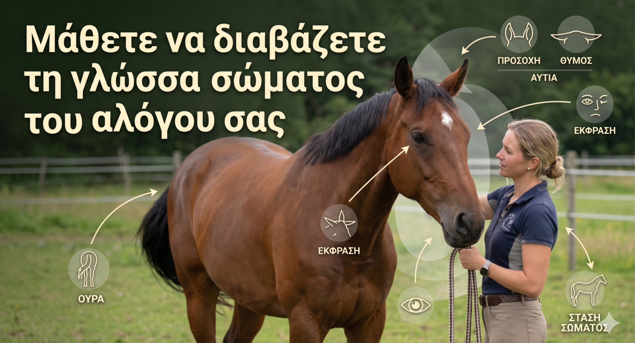 μαθετε να διαβασεται τη γλωσσα σωματος του αλογου
