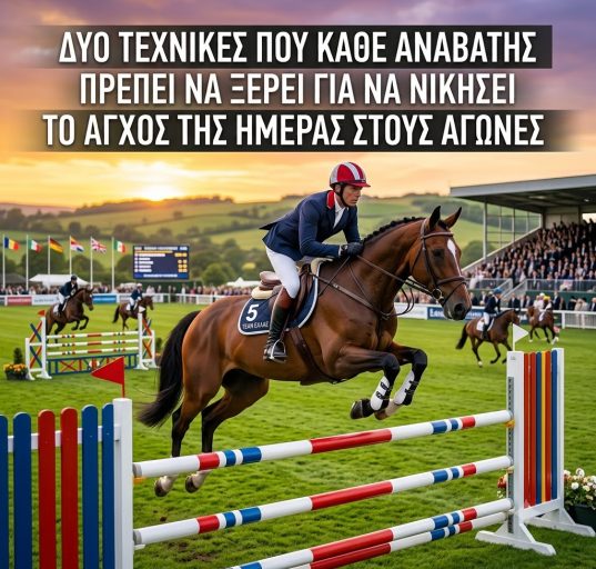 Δύο Τεχνικές που Κάθε Αναβάτης Πρέπει να Ξέρει για να Νικήσει το Άγχος της Ημέρας στους Αγώνες