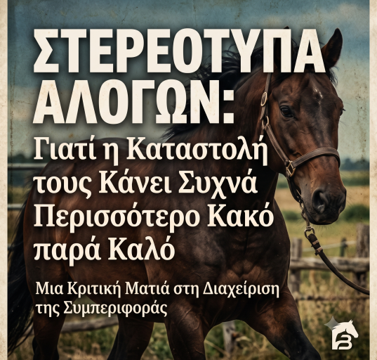 Στερεότυπα Αλόγων Γιατί η Καταστολή τους Κάνει Συχνά Περισσότερο Κακό παρά Καλό